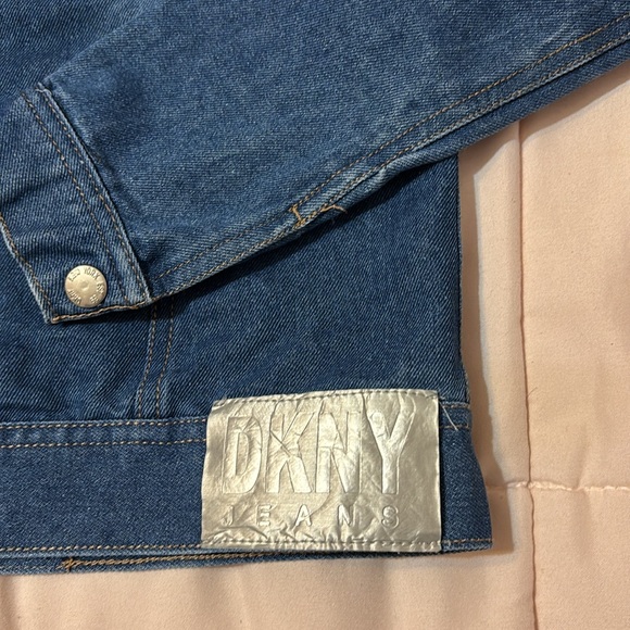 DKNY Girls' Denim Jacket Blue Size 8 EUC! - Picture 7 of 9